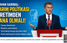 Tarım Politikası Üretimden ve Halktan Yana Olmalı