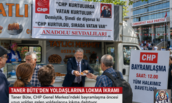 Taner Büte'den Yoldaşlarına Lokma İkramı