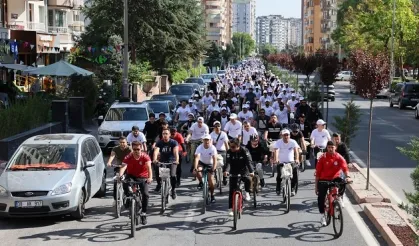 KTO Hareketlilik Haftası'nda bisikletle pedalladı