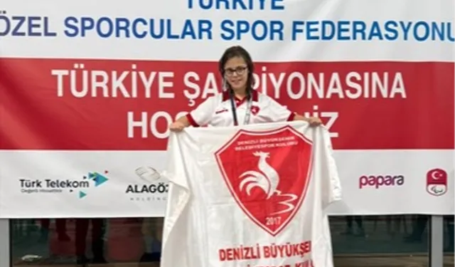 Denizlili özel sporculardan gururlandıran başarı