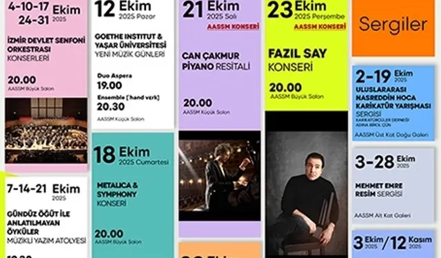 AASSM’de ekim ayı sanatla geçecek