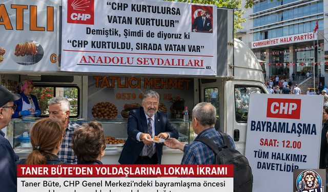 Taner Büte'den Yoldaşlarına Lokma İkramı