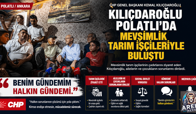 Kemal Kılıçdaroğlu Ankara'da Mevsimlik Tarım İşçileriyle Buluştu