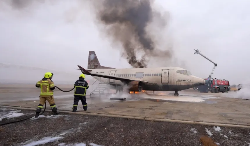 Havaalanlarının kahramanları: ARFF ekipleri... 481 acil duruma müdahale etti